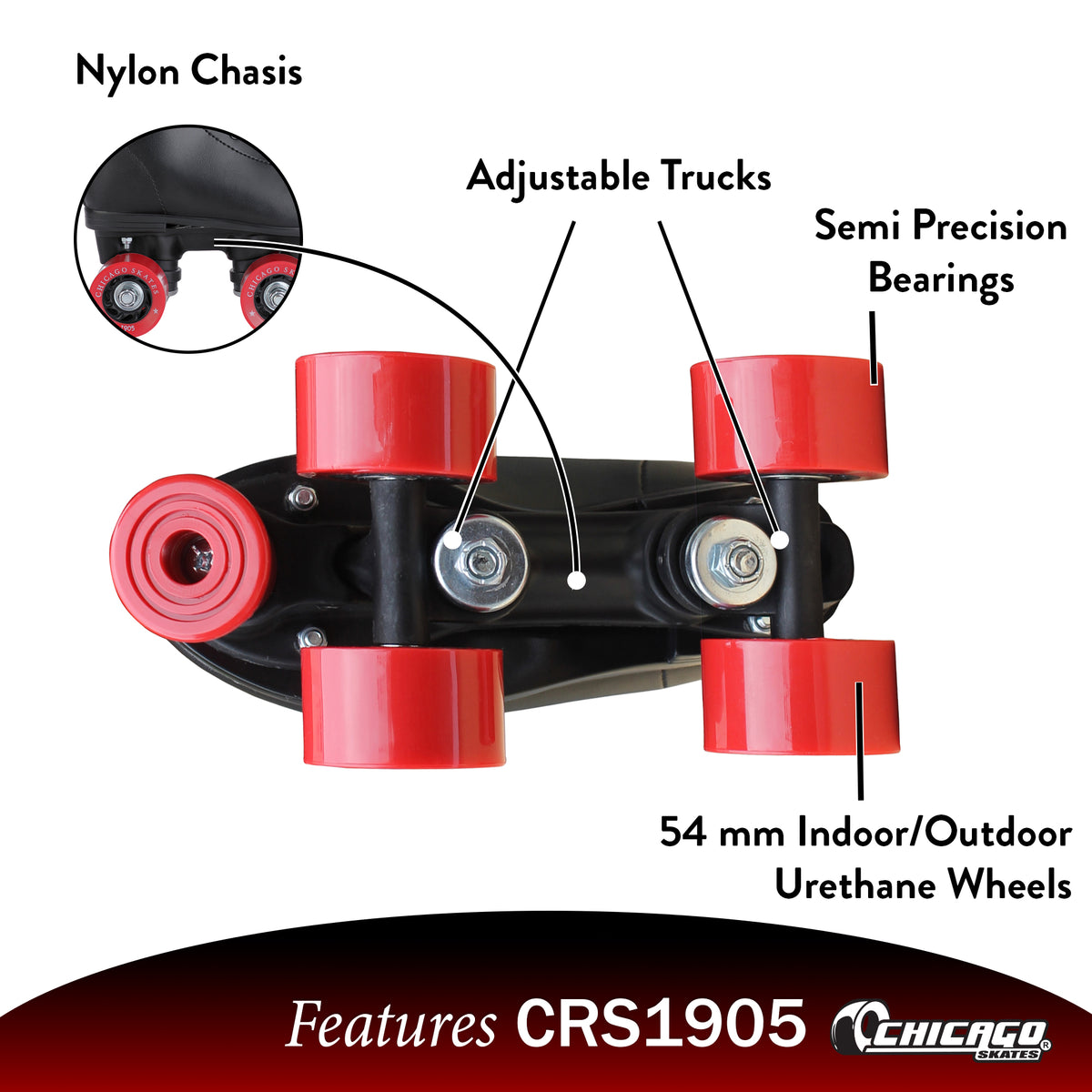 Chicago Rink Roller Skates for Girls & Boys