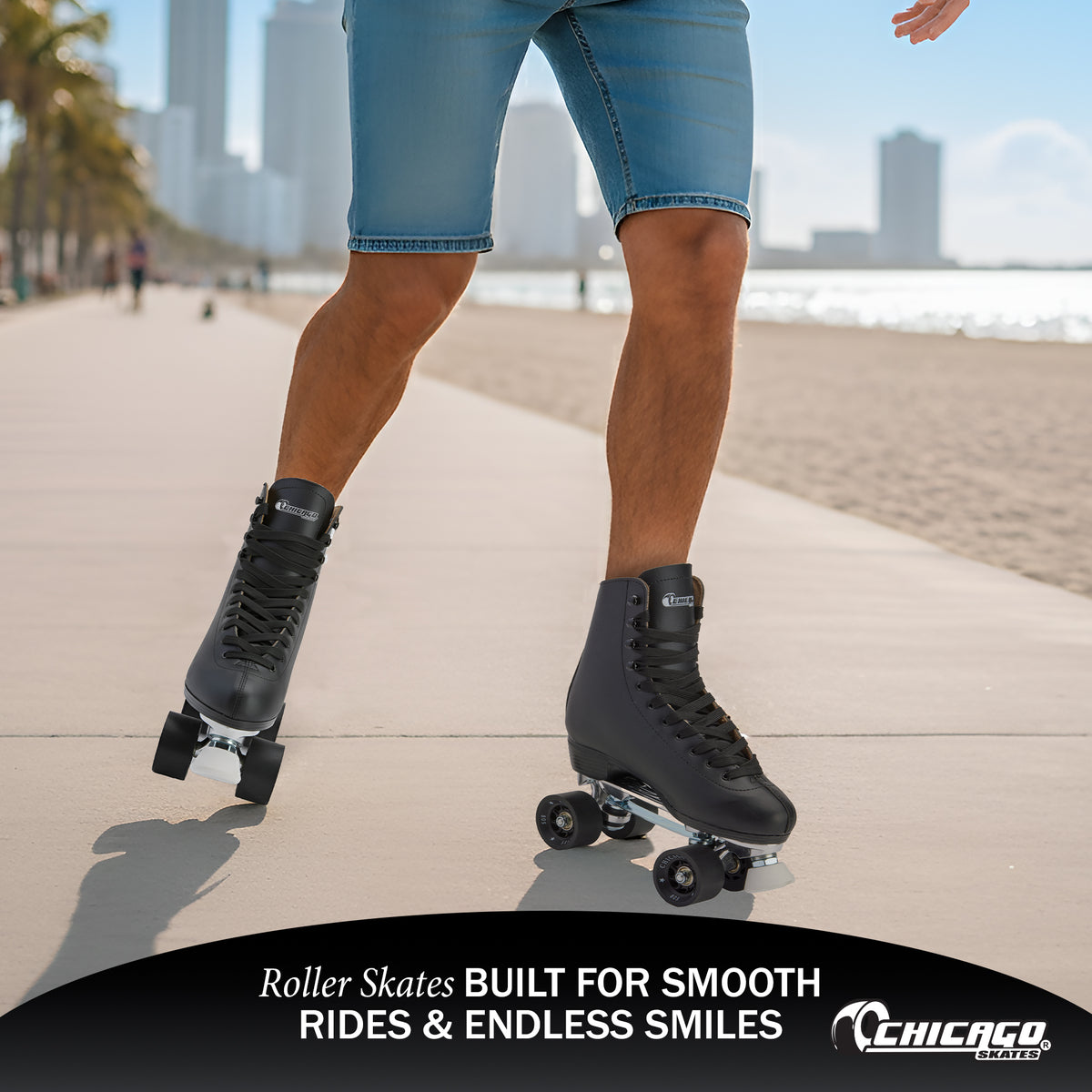 Chicago Deluxe Leather Lined Rink Skate