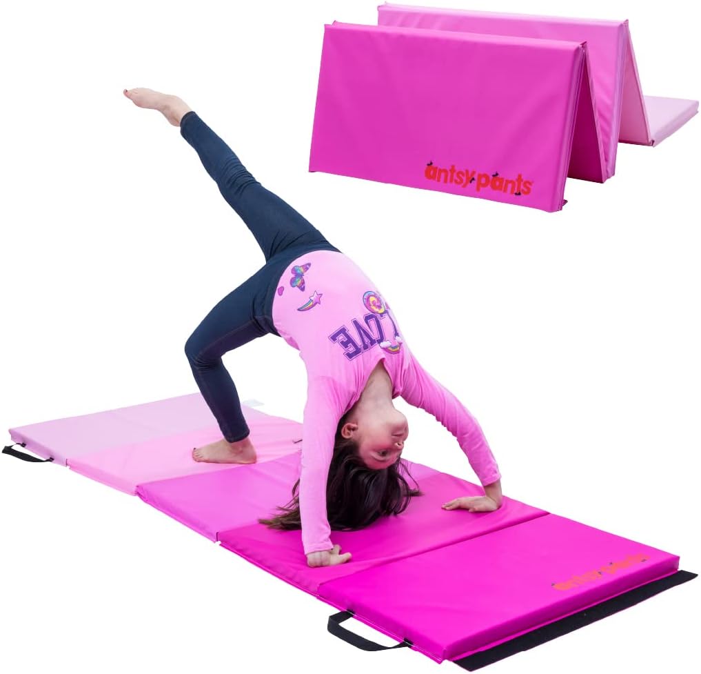 Antsy Pants Tumbling Mat for Kids, 5-Fold Gymnastics Mat