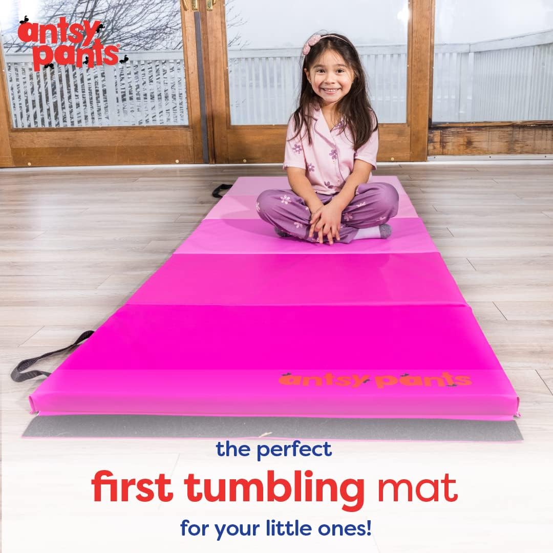 Antsy Pants Tumbling Mat for Kids, 5-Fold Gymnastics Mat