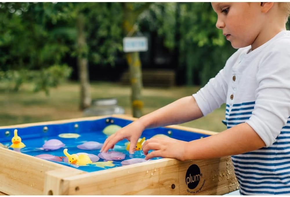 Plum® Build & Splash Wooden Sand and Water Table with Cover