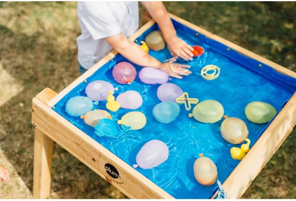 Plum® Build & Splash Wooden Sand and Water Table with Cover