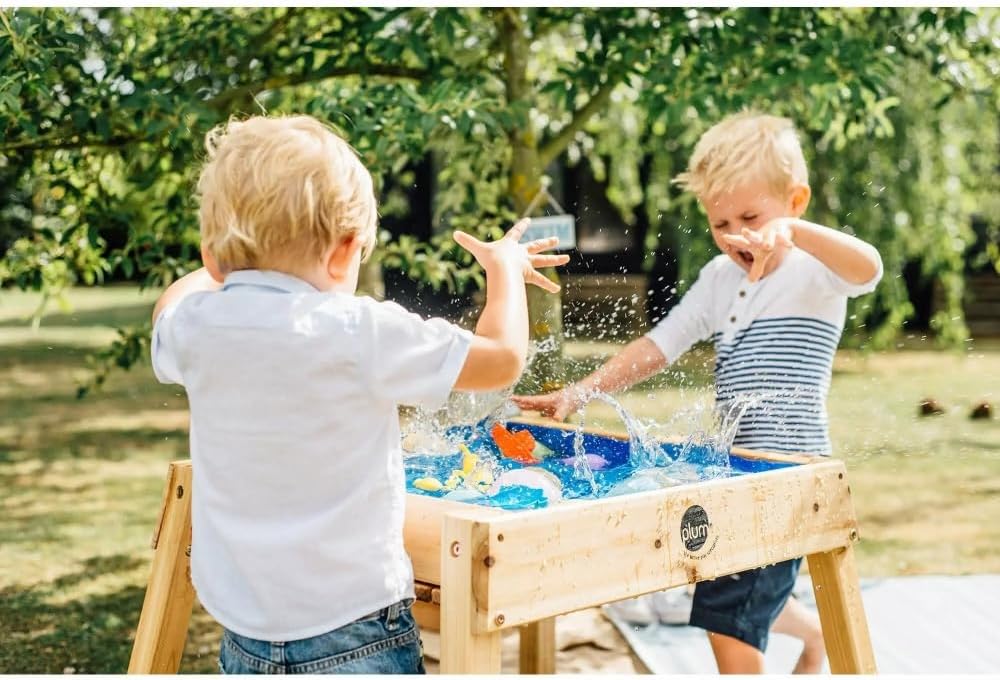 Plum® Build & Splash Wooden Sand and Water Table with Cover