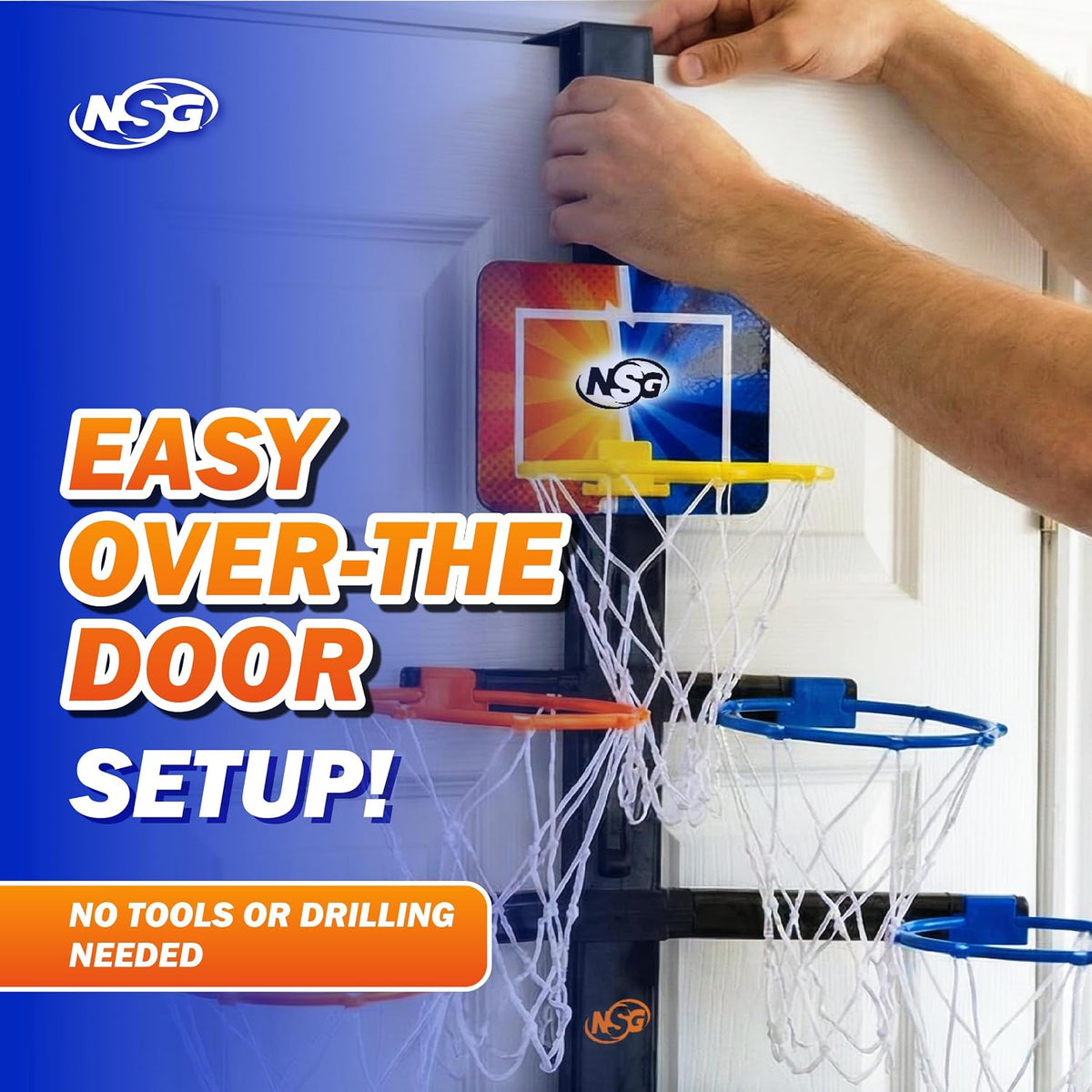 NSG Over The Door Basketball Hoop