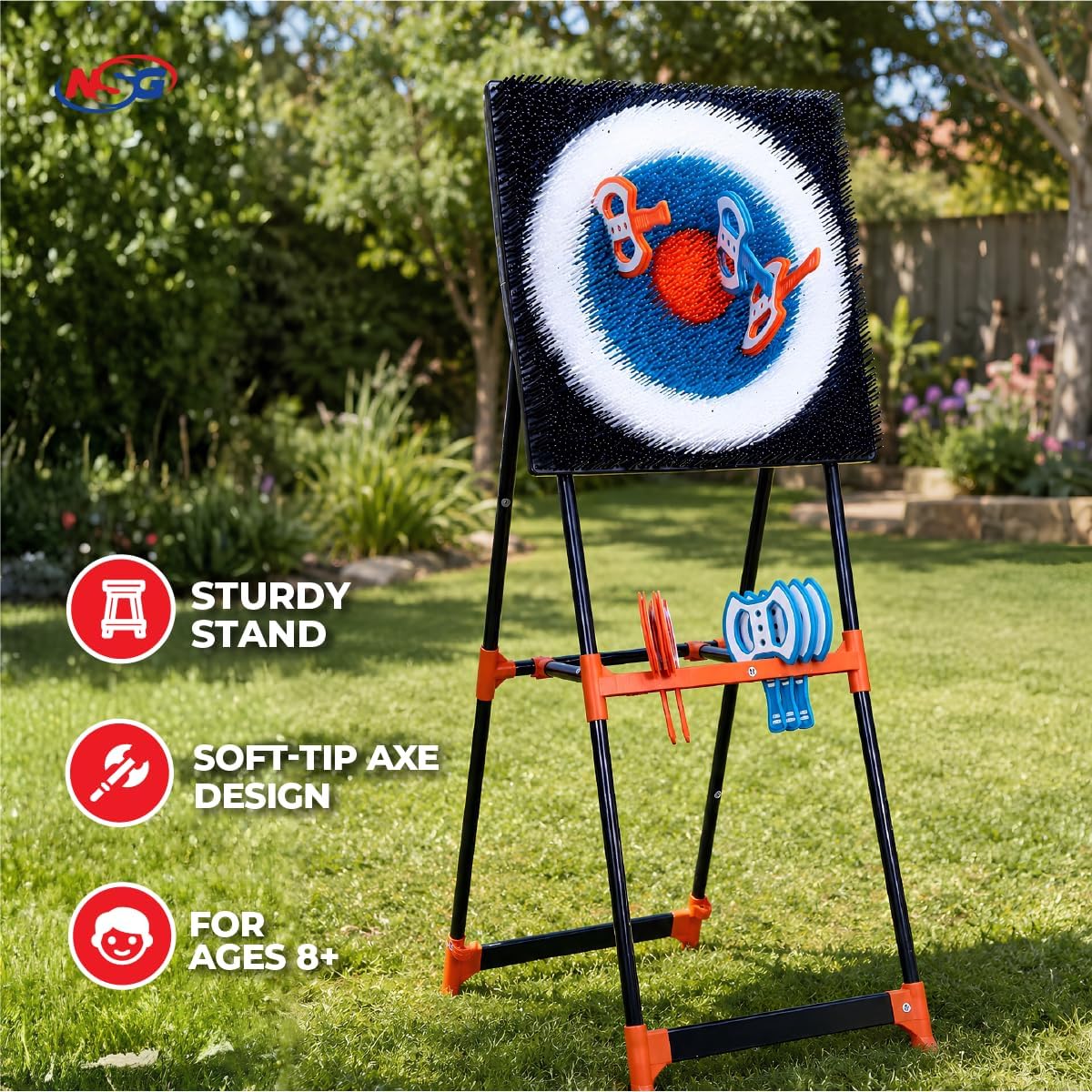 Axe Throw Target Game Set
