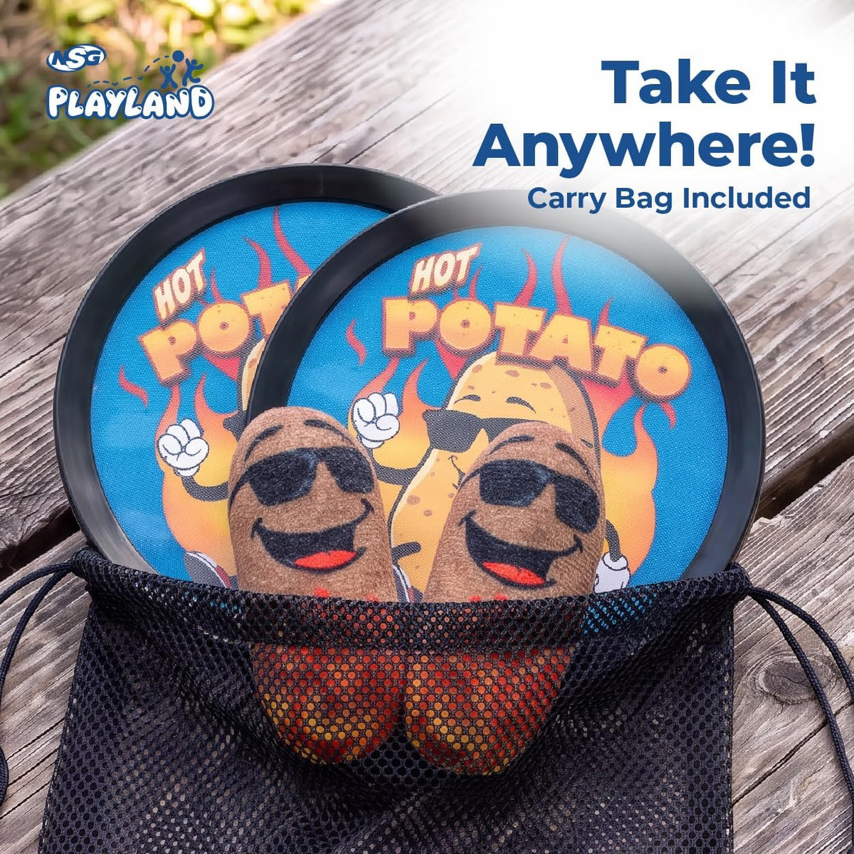 Playland Plush Toss & Catch Paddle Game, Plush Ball, Ages 3+