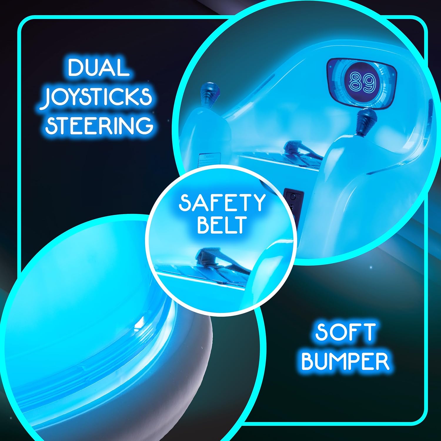 6V Glow Bumper Car