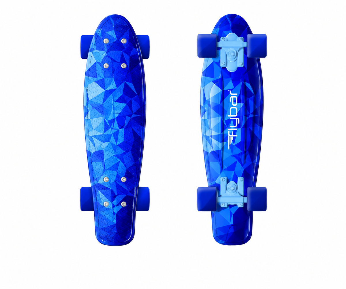 Flybar 22 Inch Kids Skateboard – Mini Cruiser Skateboards for Kids Ages 6-12, Outdoor Toys, Lightweight, Durable, Non-Slip Deck, ABEC-7 Bearings, Holds up to 175 lbs