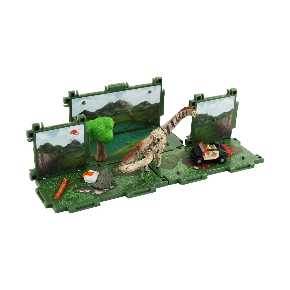 Jurassic World Dinorama Dinosaur Toys Playset for Kids Ages3+