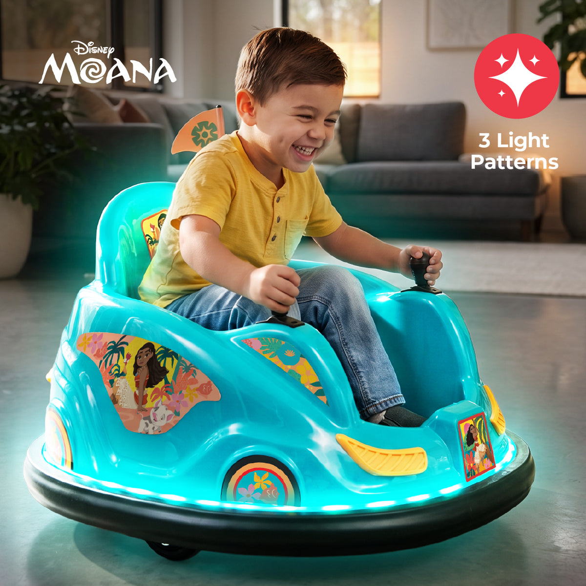 Kid Trax Disney 6V V2 Glow Bumper Car