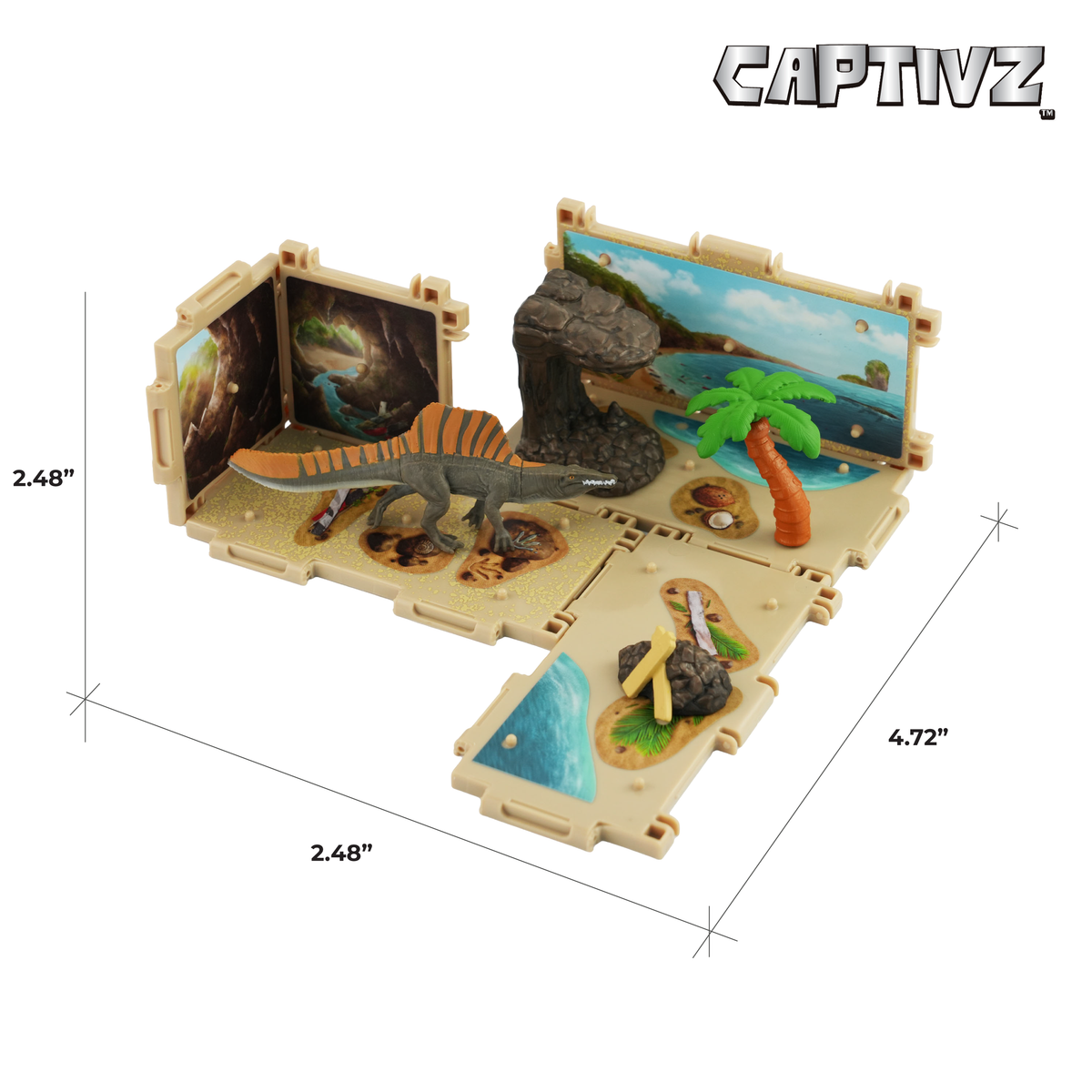 Jurassic World Dinorama Dinosaur Toys Playset for Kids Ages3+