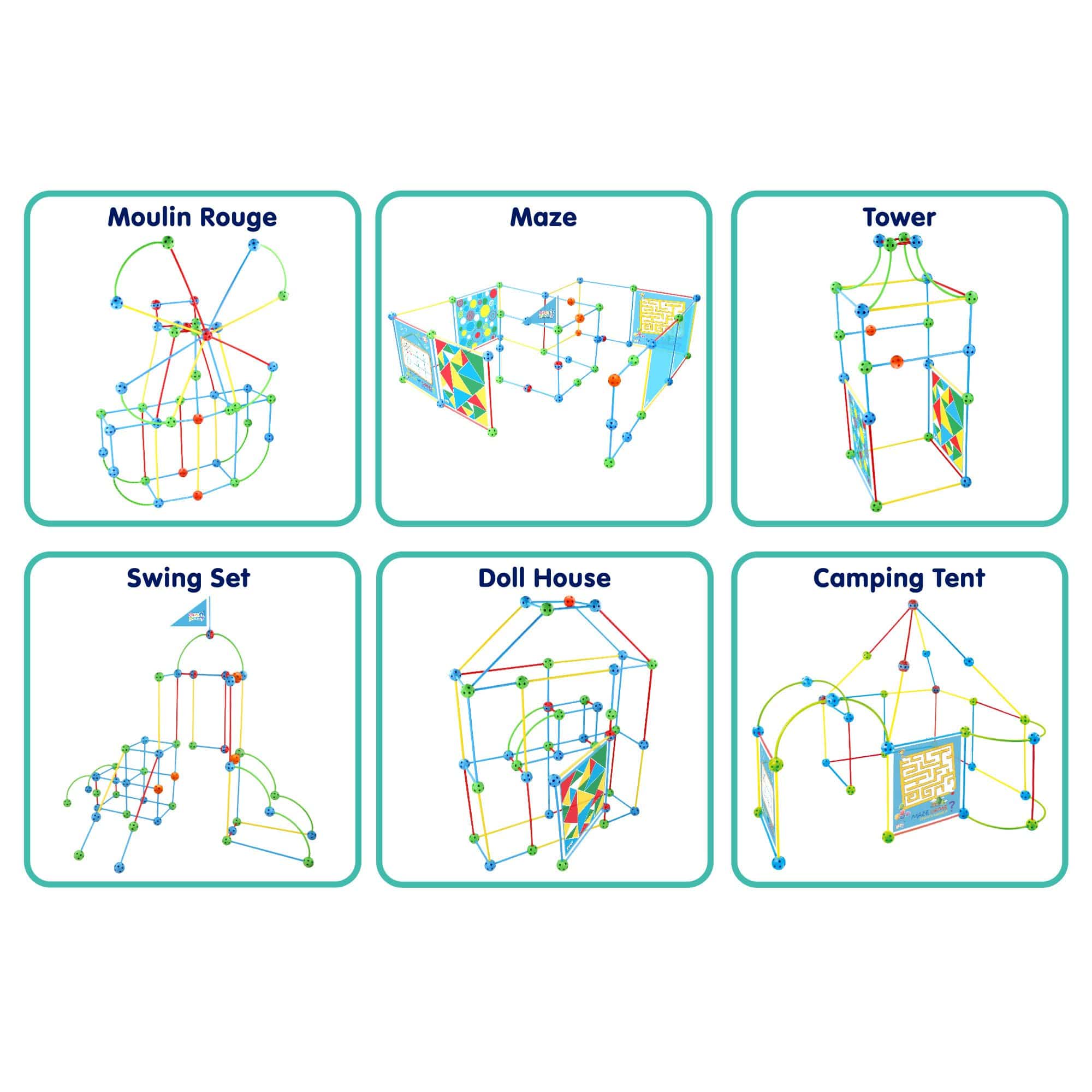 Eezy Peezy Connect N Build - 139 Piece Set - NSG Products