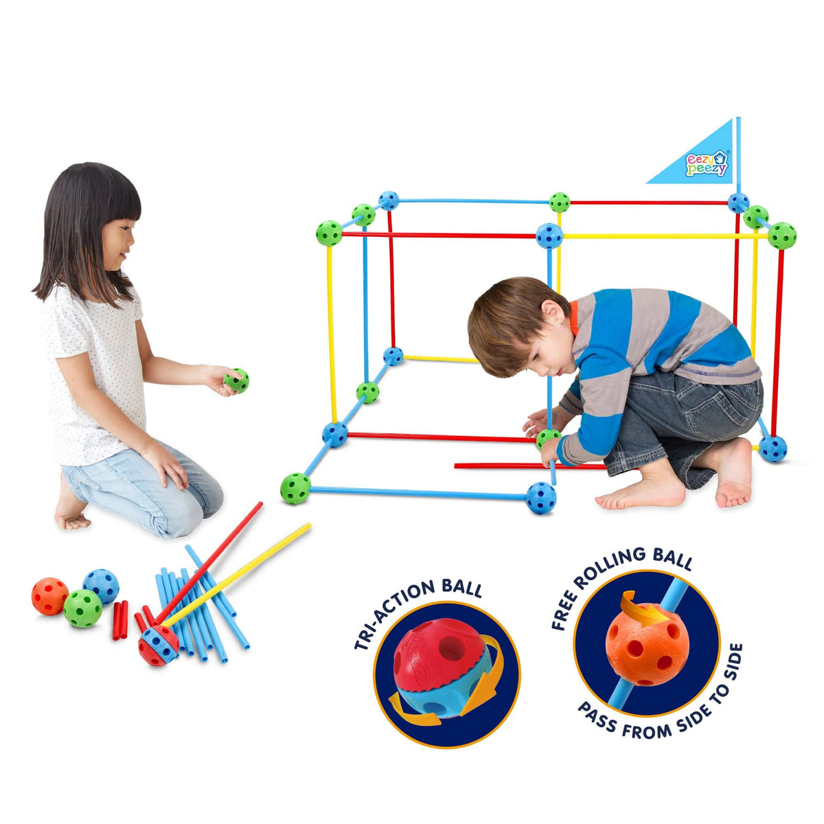 Eezy Peezy Connect N Build - 79 Piece Set - NSG Products