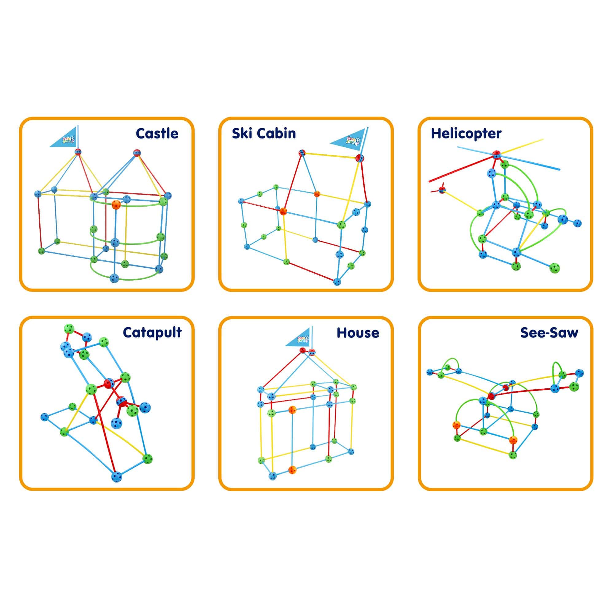 Eezy Peezy Connect N Build - 79 Piece Set - NSG Products