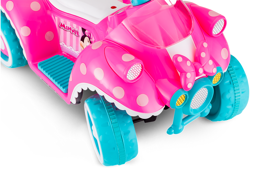 6V Minnie Mouse Quad Hot pink