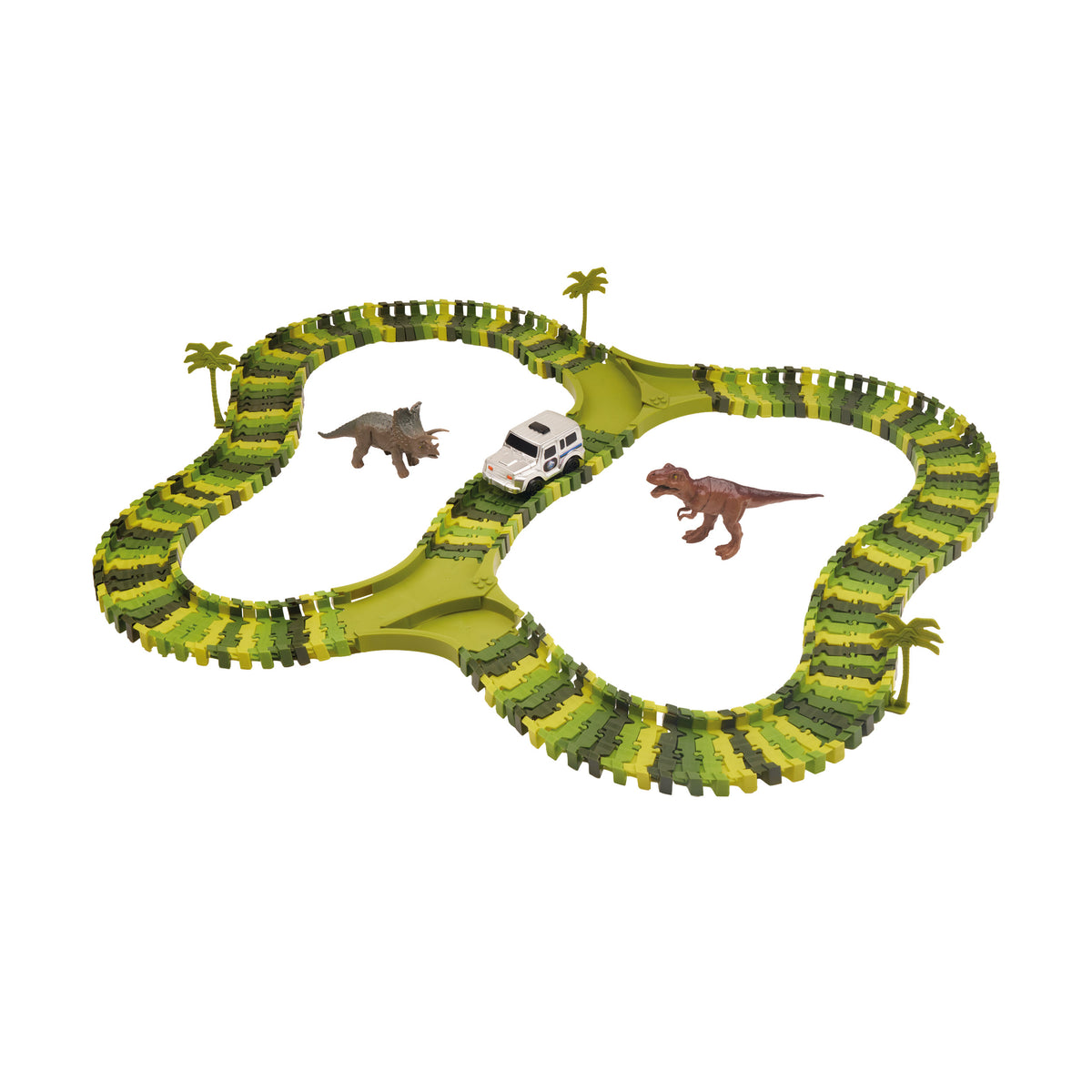 Jurassic World Dinosaur Toys, Create A Dinosaur World Road Race, Dino Track Playset for Kids Ages 5+