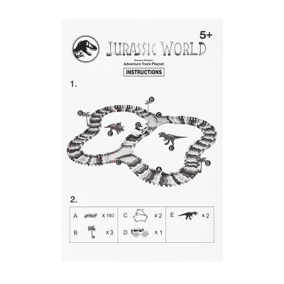 Jurassic World Dinosaur Toys, Create A Dinosaur World Road Race, Dino Track Playset for Kids Ages 5+