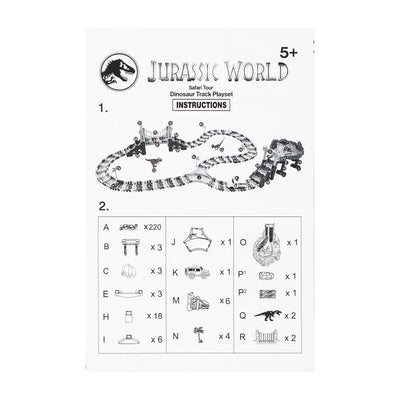 Jurassic World Dinosaur Toys, Create A Dinosaur World Road Race, Dino Track Playset for Kids Ages 5+