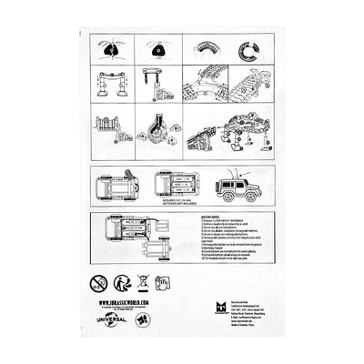 Jurassic World Dinosaur Toys, Create A Dinosaur World Road Race, Dino Track Playset for Kids Ages 5+