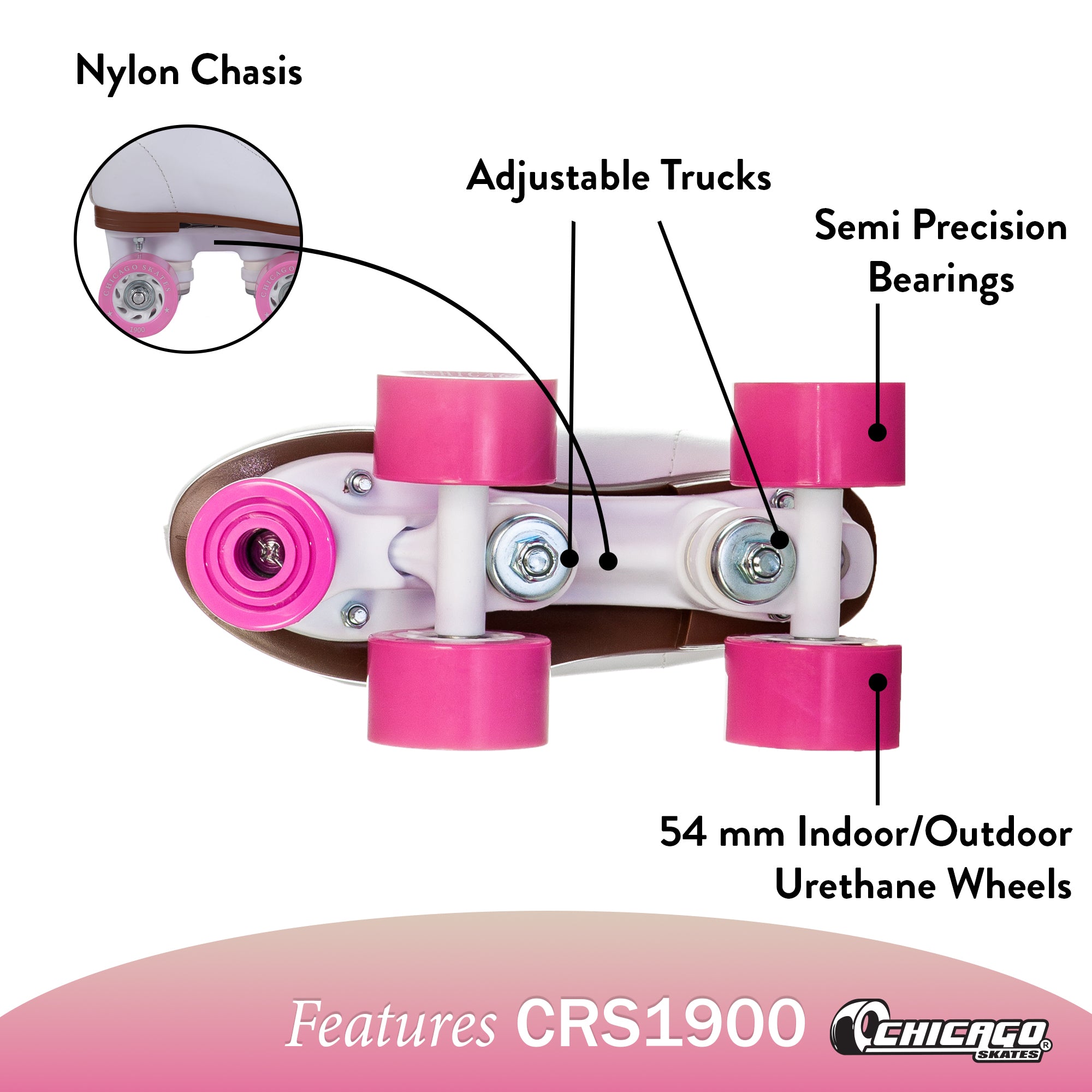 Chicago Rink Roller Skates for Girls & Boys