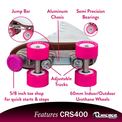 Chicago Quad Rink Roller Skates