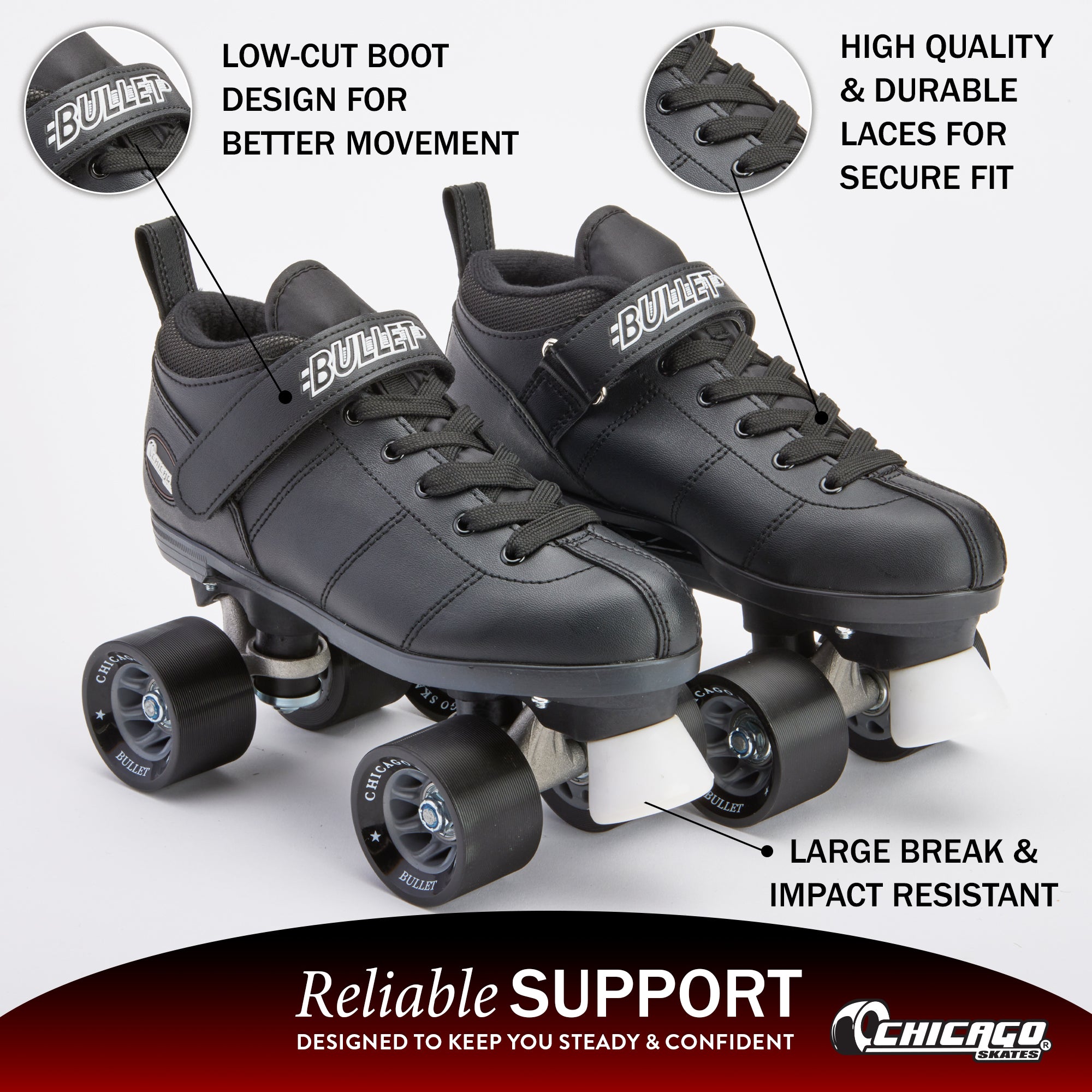 Chicago Skates Bullet Speed Roller Skates