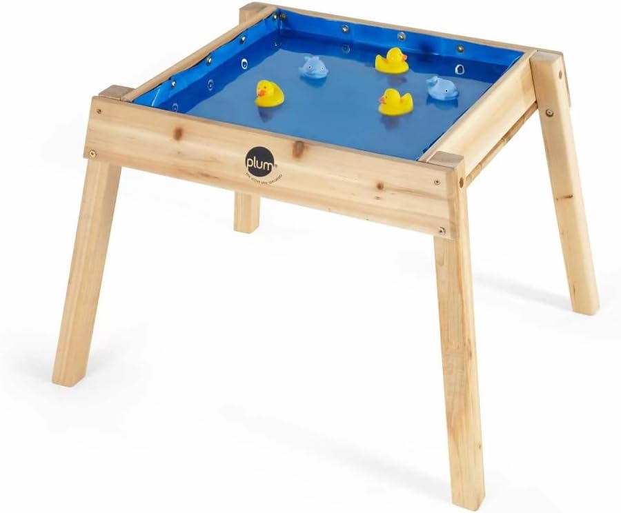 Plum® Build & Splash Wooden Sand and Water Table with Cover