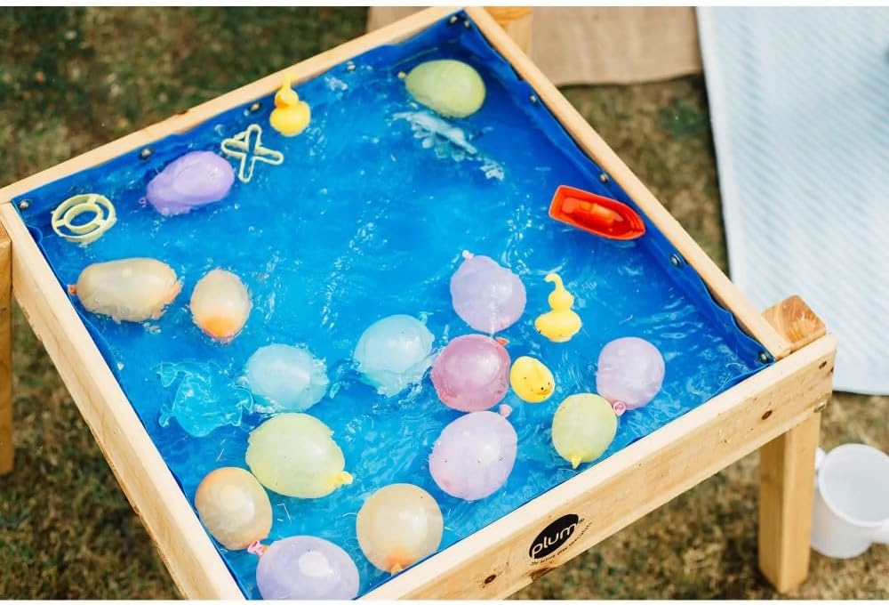 Plum® Build & Splash Wooden Sand and Water Table with Cover