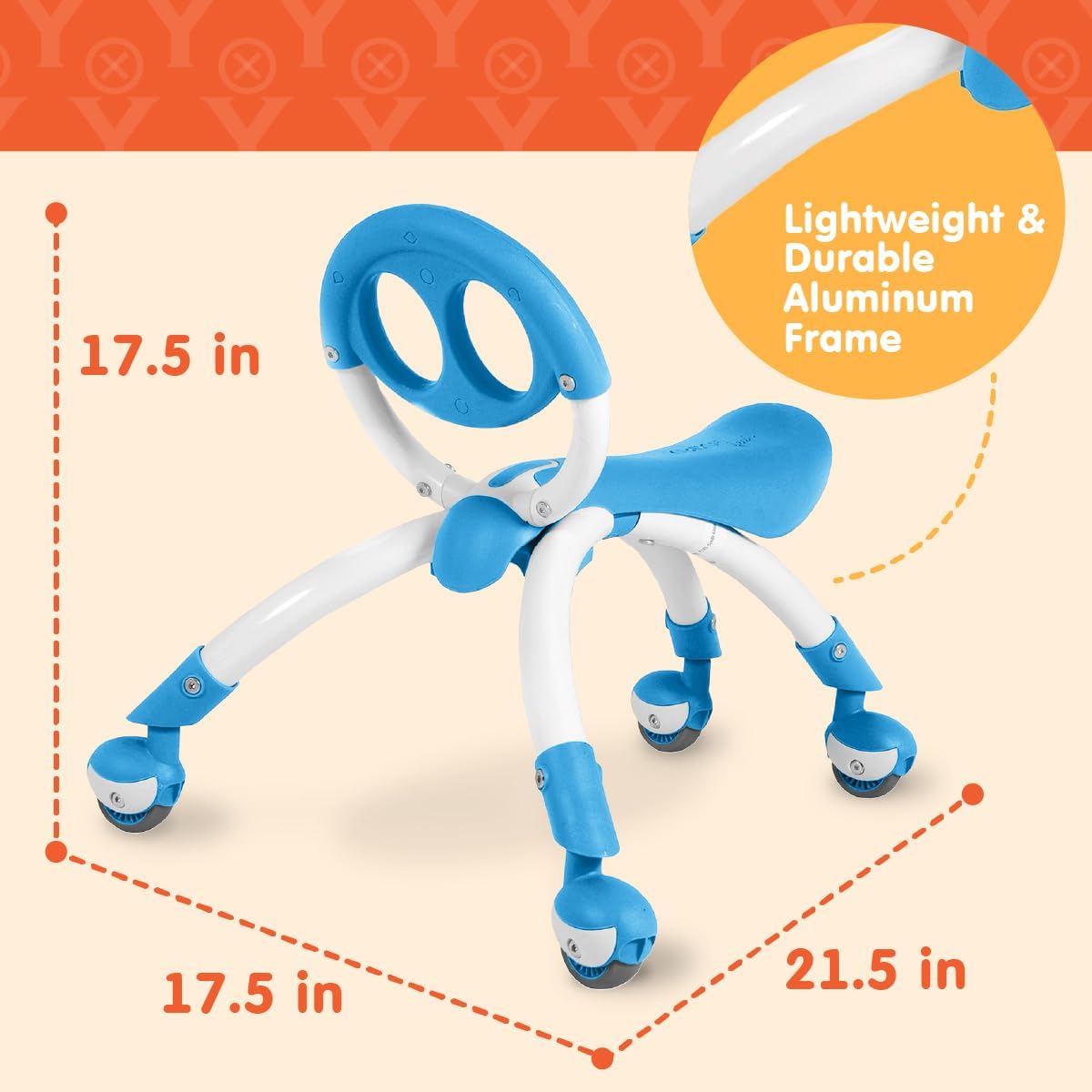 YBIKE Pewi Elite Walking/Ride On Toy