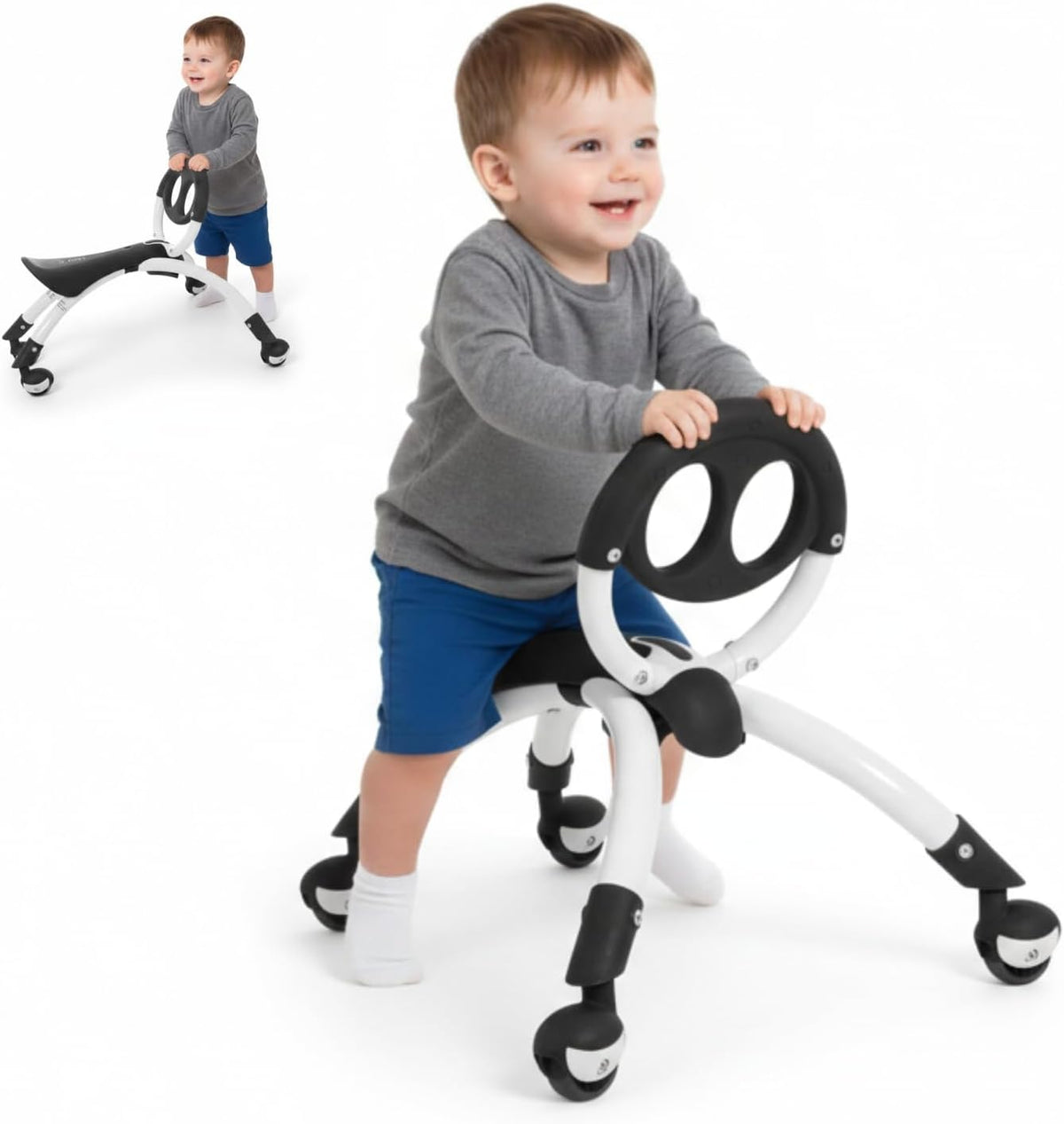 Pewi Walking Ride-On Toy, Baby Walker & Toddler Ride-On, Ages 9M-3 Years