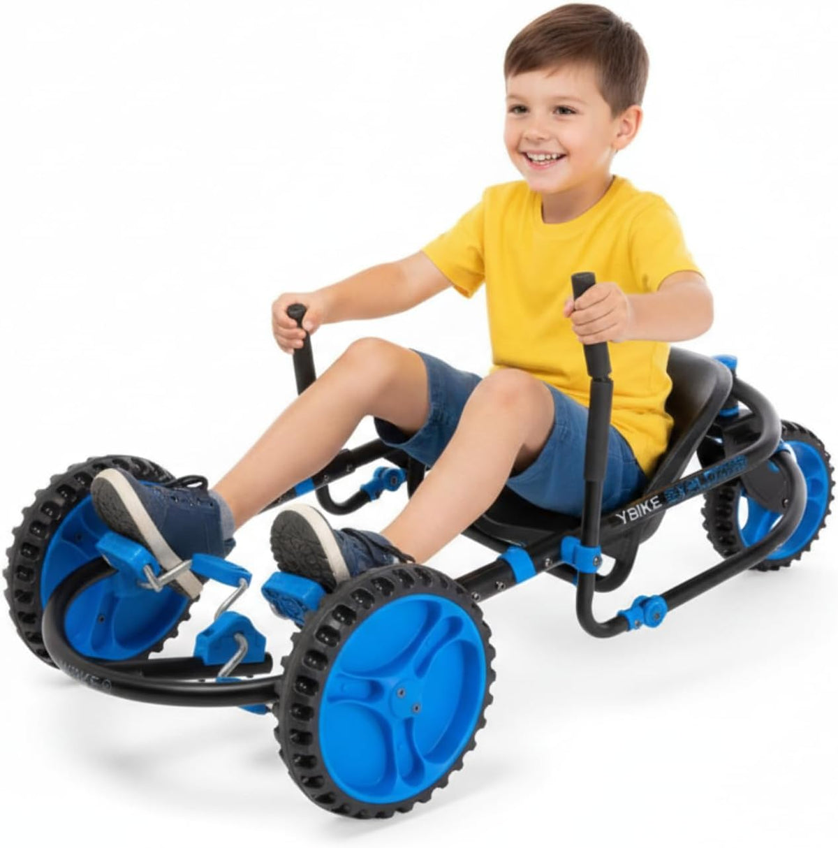 Explorer Pedal Car, 3-Wheel Go-Kart, Ages 4+, 155lb Capacity
