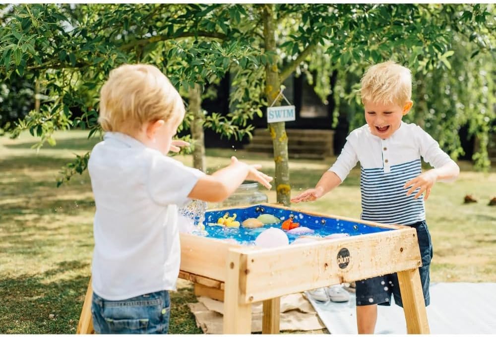 Plum® Build & Splash Wooden Sand and Water Table with Cover