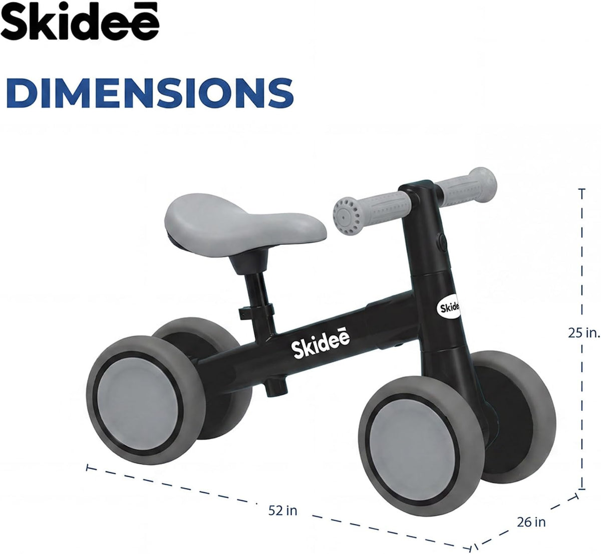 Skidee Toddler Balance Bike 1-3
