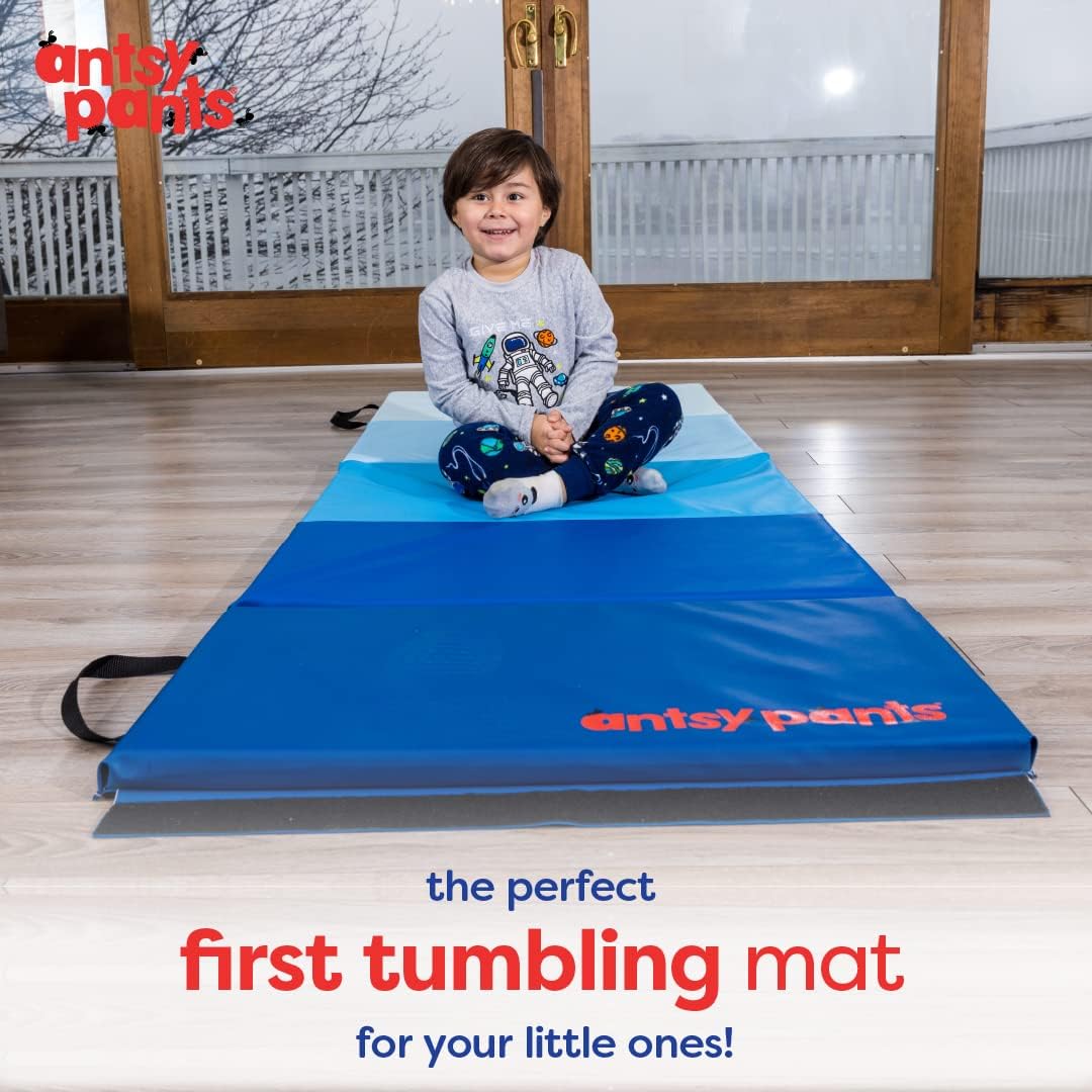 Antsy Pants Tumbling Mat for Kids, 5-Fold Gymnastics Mat