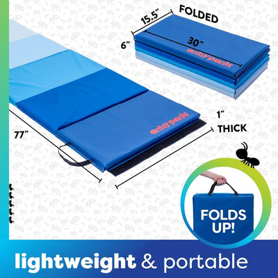 Antsy Pants Tumbling Mat for Kids, 5-Fold Gymnastics Mat