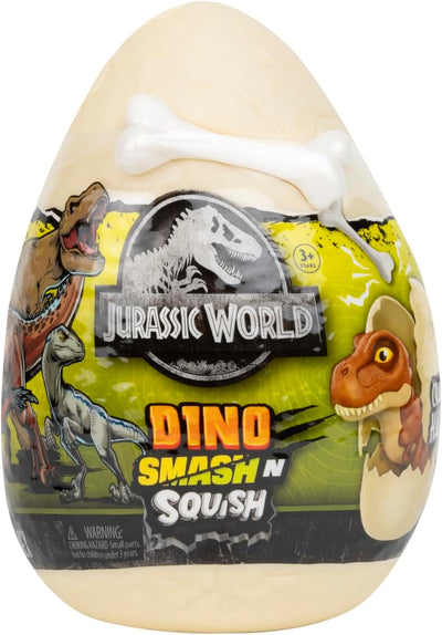 Jurassic World Dino Smash N Squish Surprise Egg w/Bone Tool for Kids Ages3+