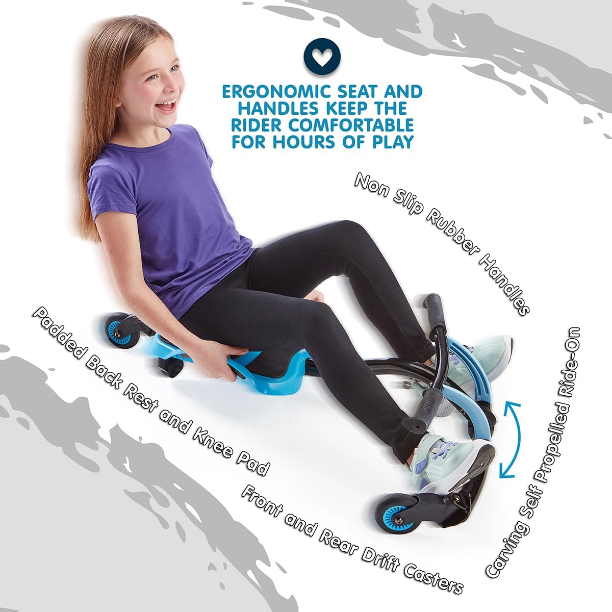 Leap Self-Propelled Drifting Racer Ride-On Toy, Ages 4-9