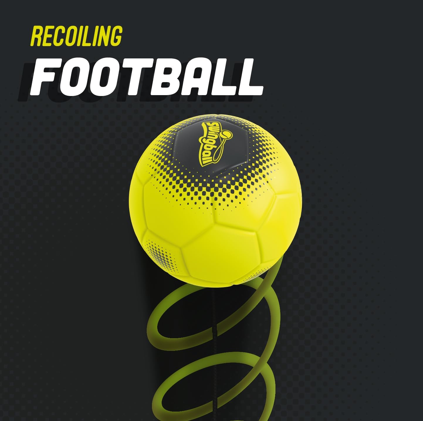 Swingball Reflex Soccer All-Surface Training Aid,  Master Ball Control & Quick Reflexes – The Ultimate Solo Soccer Trainer!