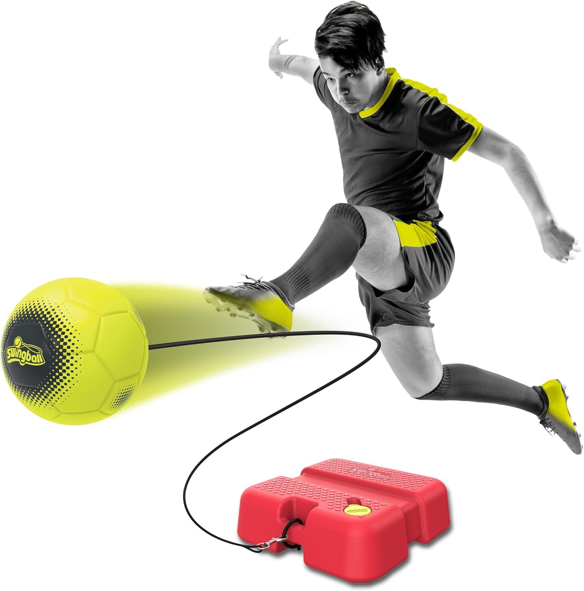 Swingball Reflex Soccer All-Surface Training Aid,  Master Ball Control & Quick Reflexes – The Ultimate Solo Soccer Trainer!