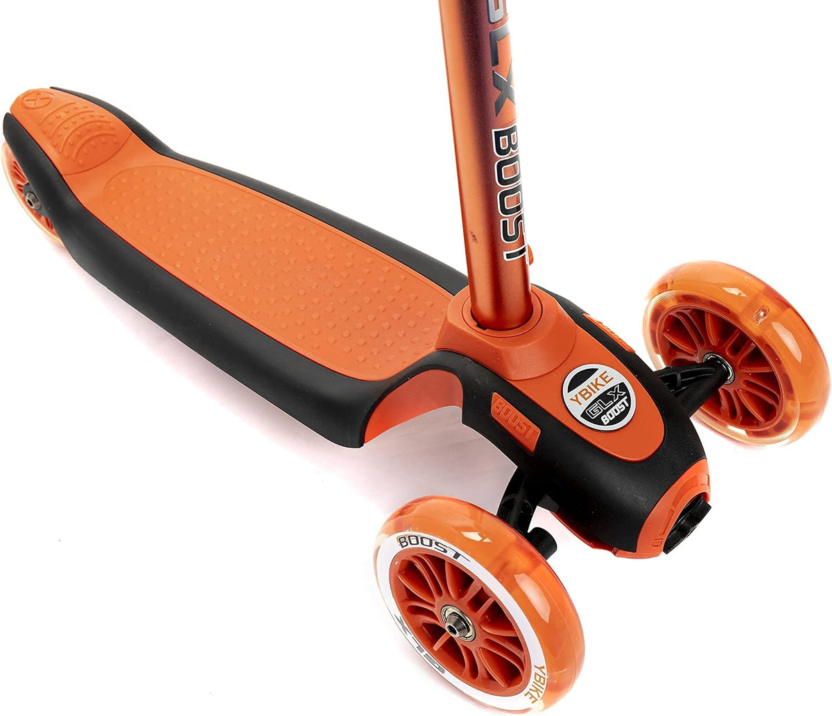YBIKE GLX Boost Kids Scooter, Adjustable Steering & Handlebar Height