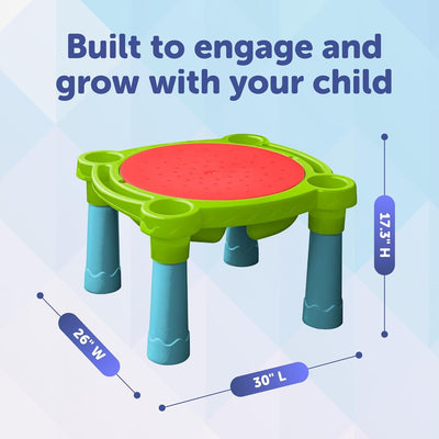 Palplay Sand and Water Table w/ Separate Compartments, Ages 2 and Up
