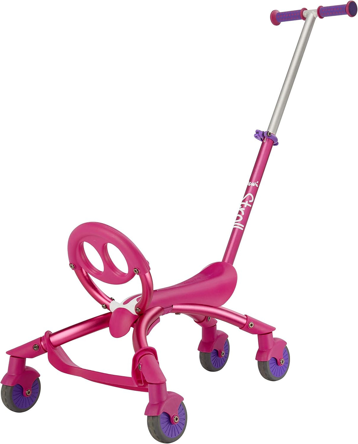 Pewi Stroll Walking Ride-On Toy with Push Handle, Indoor & Outdoor