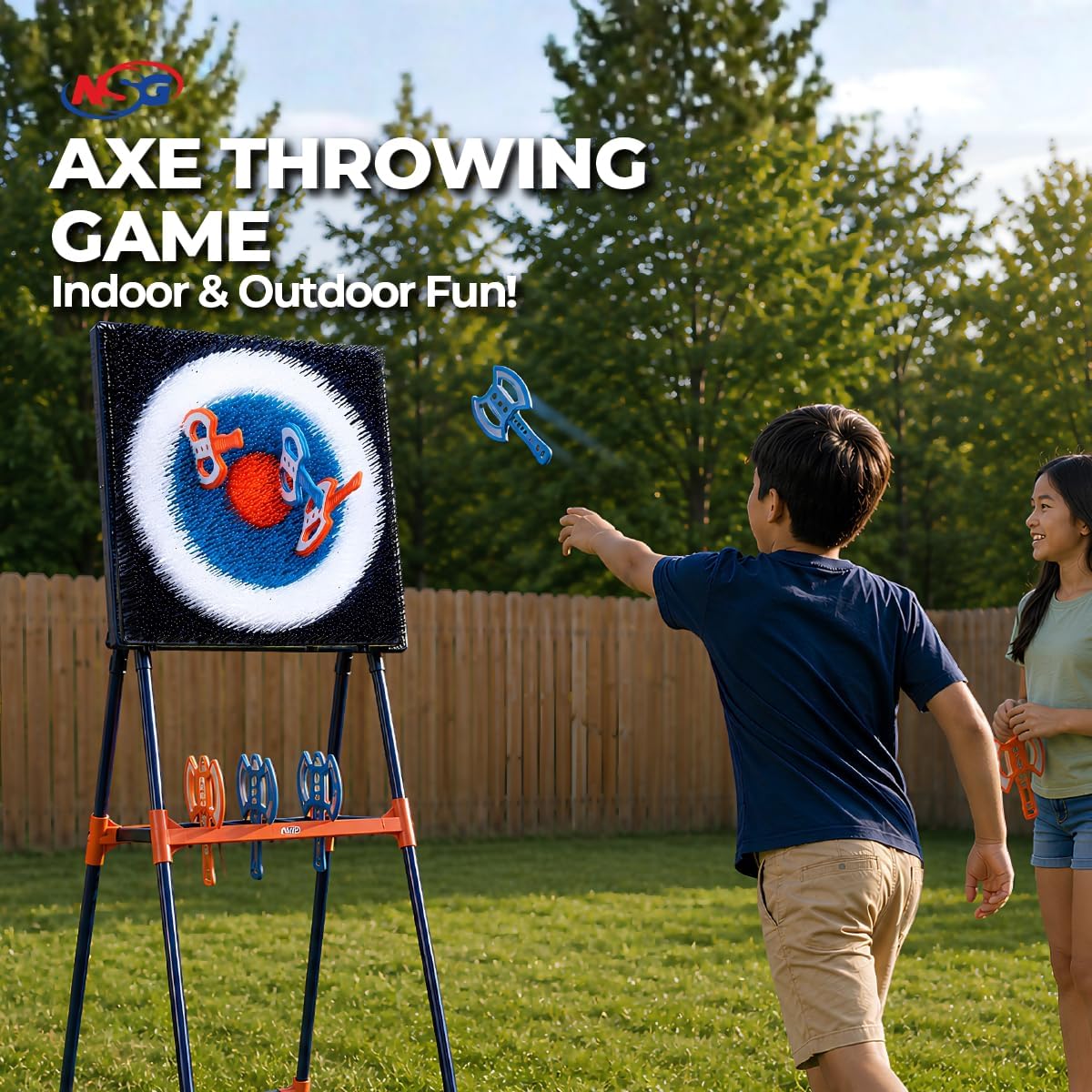 Axe Throw Target Game Set