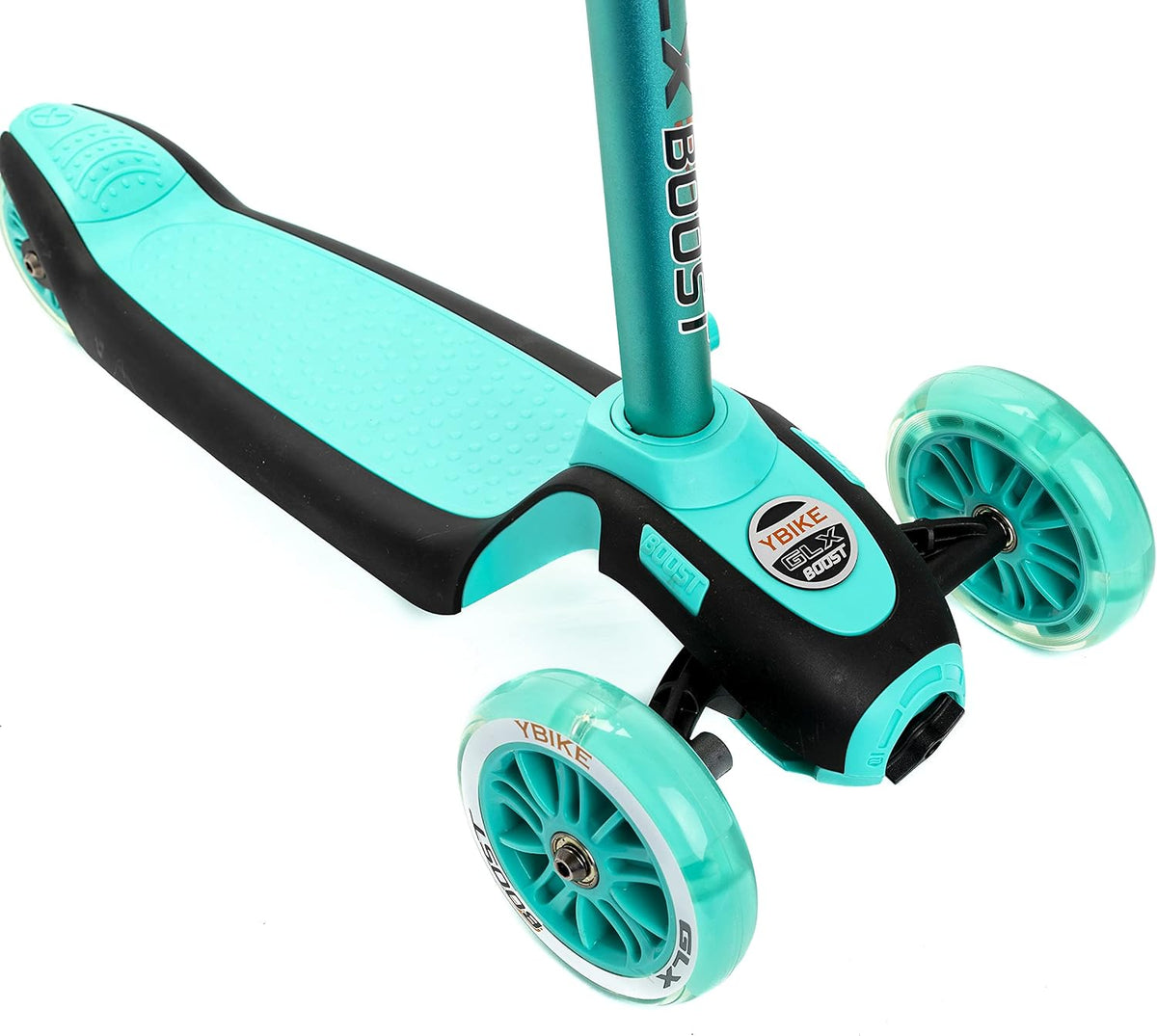 YBIKE GLX Boost Kids Scooter, Adjustable Steering & Handlebar Height