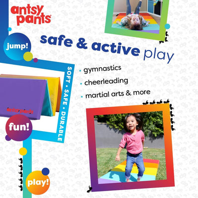 Antsy Pants Tumbling Mat for Kids, 5-Fold Gymnastics Mat