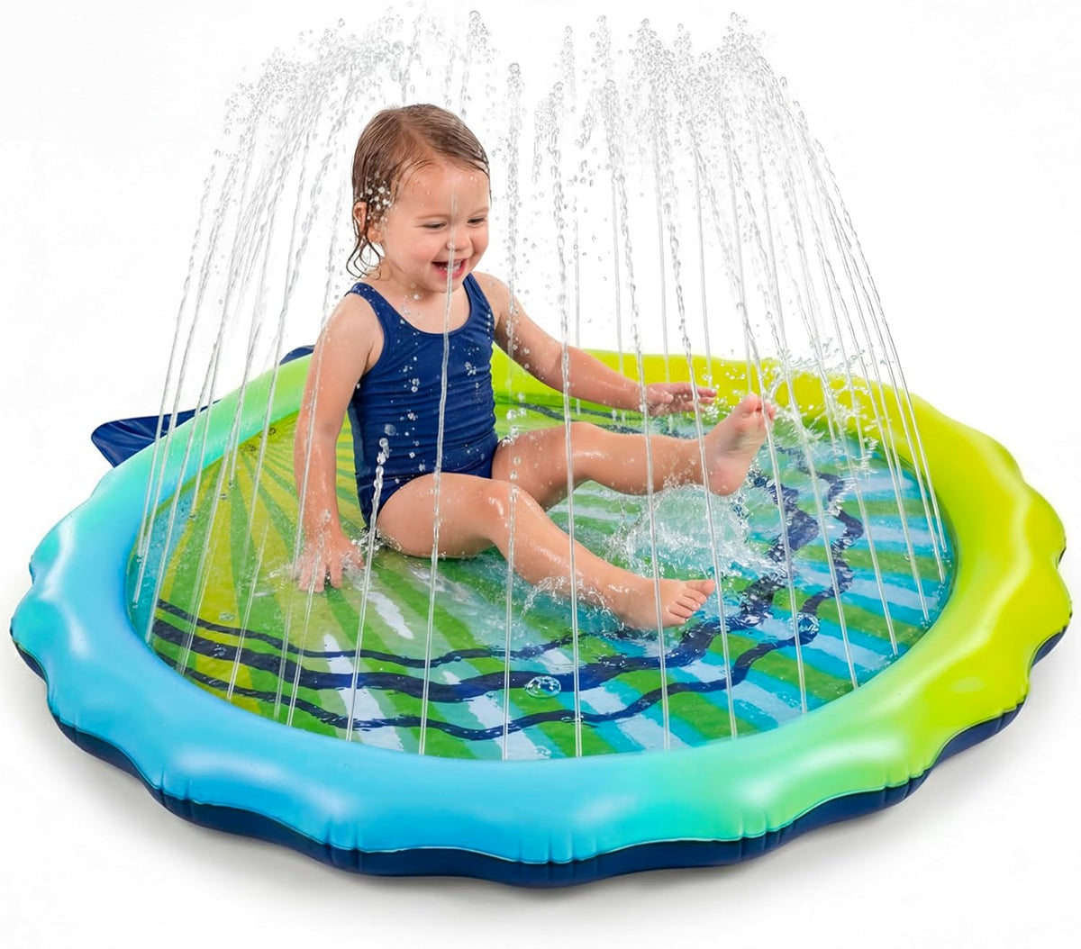 Playland Splash Pad for Kids & Dogs, Non-Slip, Ages 1-3