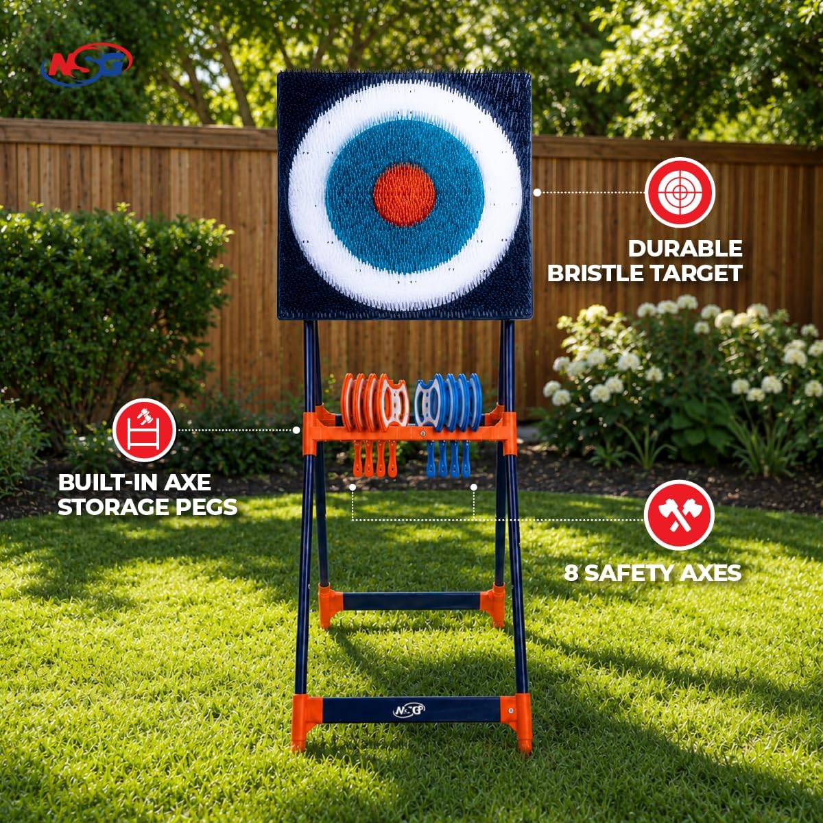 Axe Throw Target Game Set