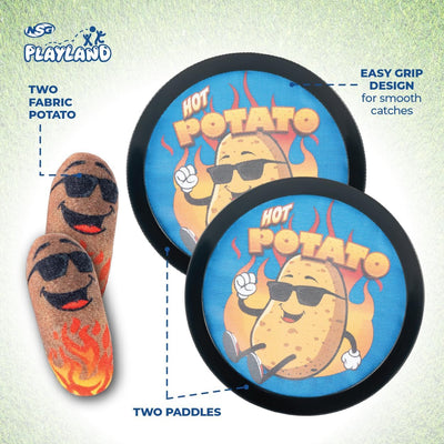 Playland Plush Toss & Catch Paddle Game, Plush Ball, Ages 3+