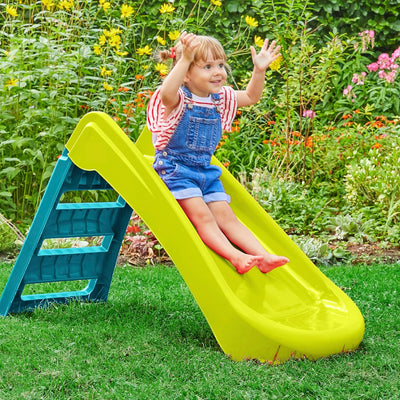 Fun N Fold Kids Slide, Indoor & Outdoor, Wide Steps, Ages 18M+