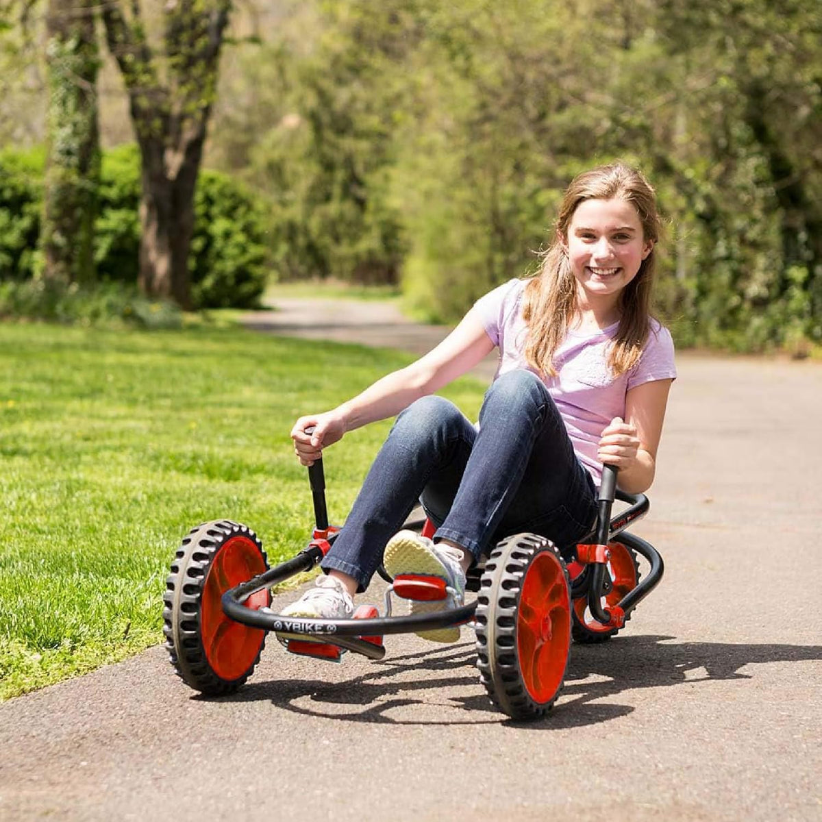 Explorer Pedal Car, 3-Wheel Go-Kart, Ages 4+, 155lb Capacity